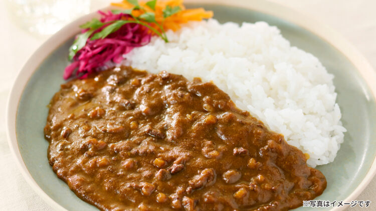 〈みなさまのお墨付き/支持率91.8％〉国産生姜の爽やかな辛味と香り　ジンジャーキーマカレー 130g 本体価格188円（税込203円）イメージ