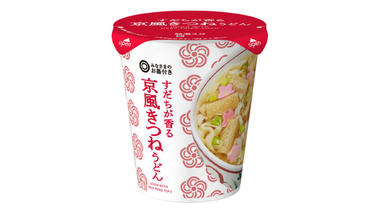 〈みなさまのお墨付き / 支持率87.3％〉すだちが香る 京風きつねうどん 1食 本体価格118円（税込127円）
