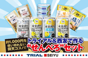 約1,000円で満足できる仰天コスパ！トライアル＆西友で作る“せんべろ”セット