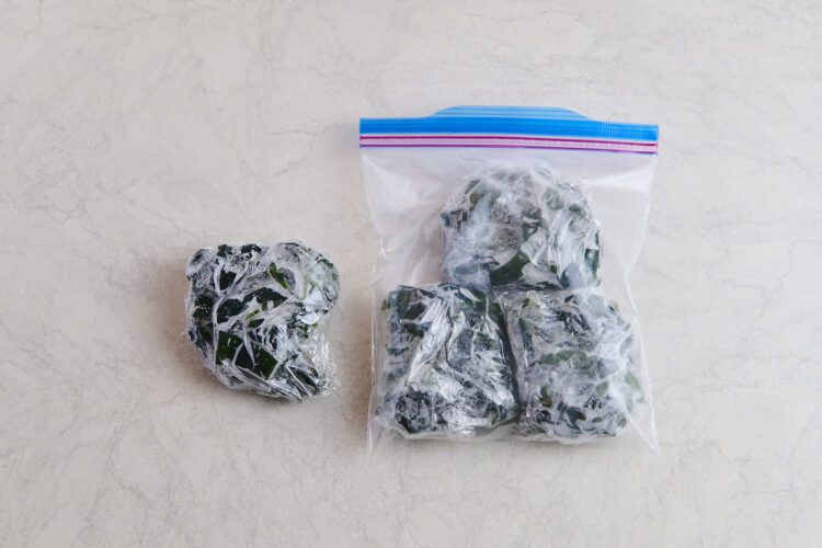 生わかめの冷凍方法