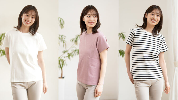 滑らかな肌触りが魅力!「プレミアムファインコットンTシャツ」