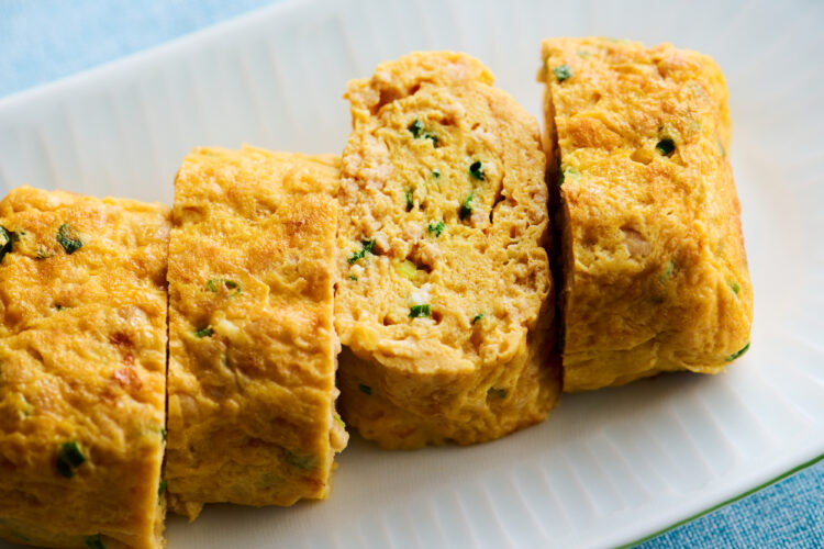 鶏そぼろ入り卵焼き