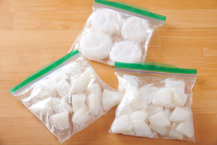 大根の冷凍方法