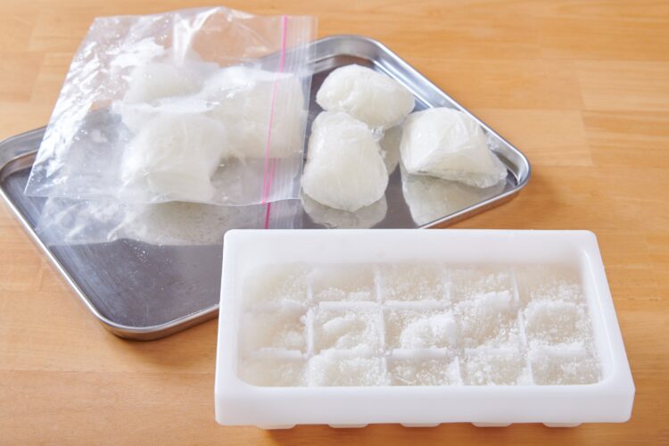 すりおろし大根の冷凍方法