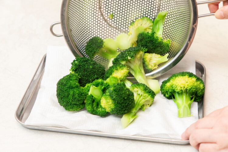 水気をしっかり取る