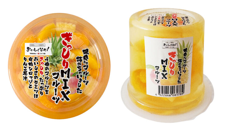 限界までフルーツ詰めちゃいました ぎっしりMIXフルーツ　本体価格156円（税込169円）