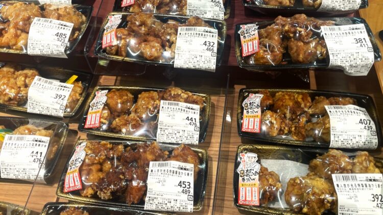唐揚げ売り場写真