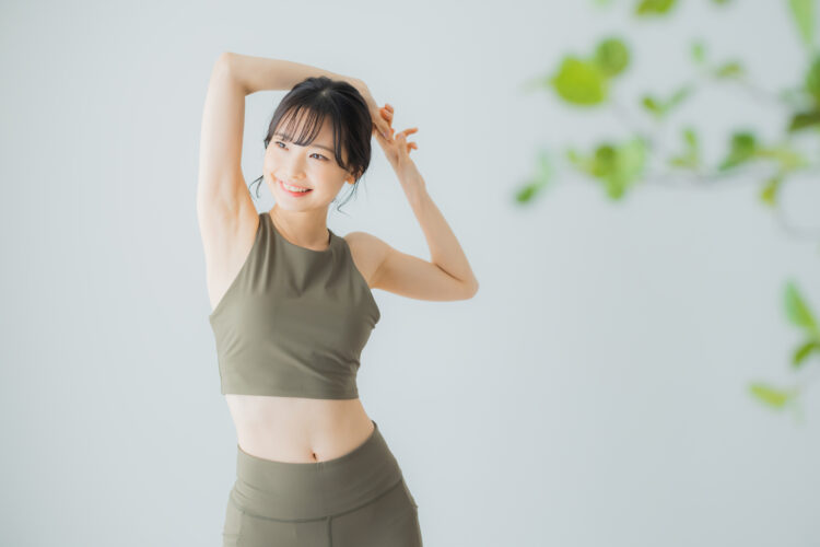 ダイエットや筋トレをしている女性