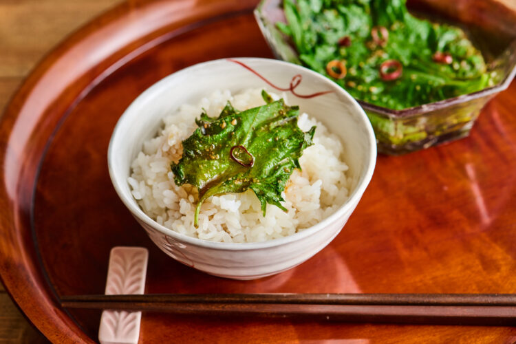 大葉醤油漬け