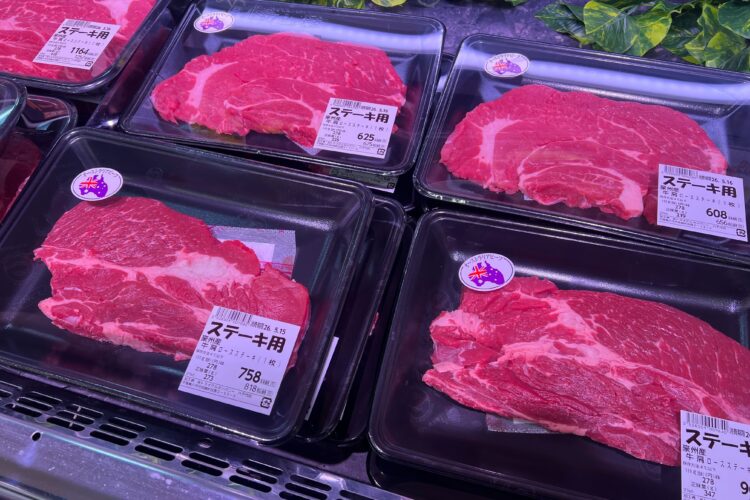 肉売り場写真