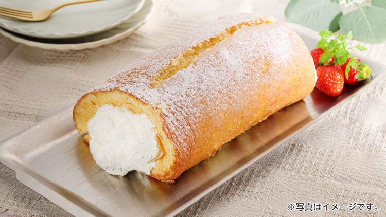 「クリーム爆盛!ロールケーキ」1本タイプイメージ写真