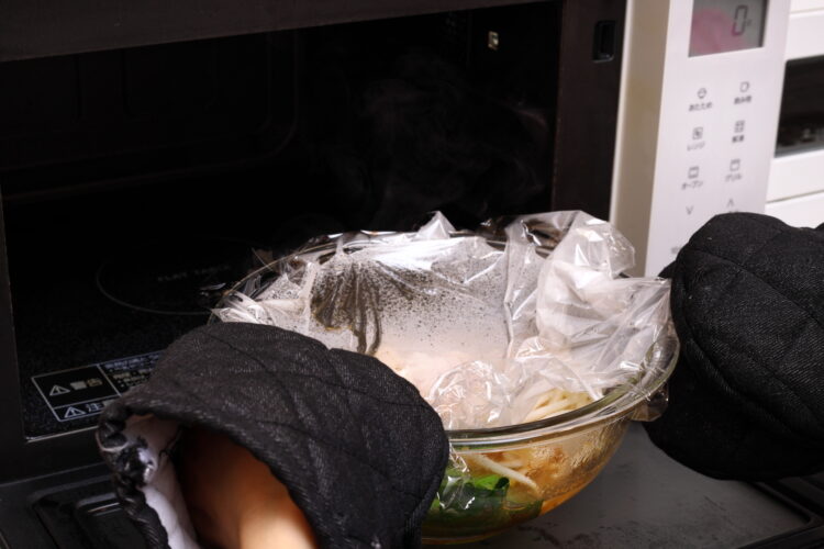 レンジで温める