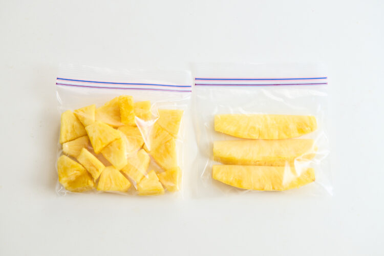 パイナップルを冷凍保存する方法