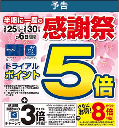 【予告】半期に一度の感謝祭！