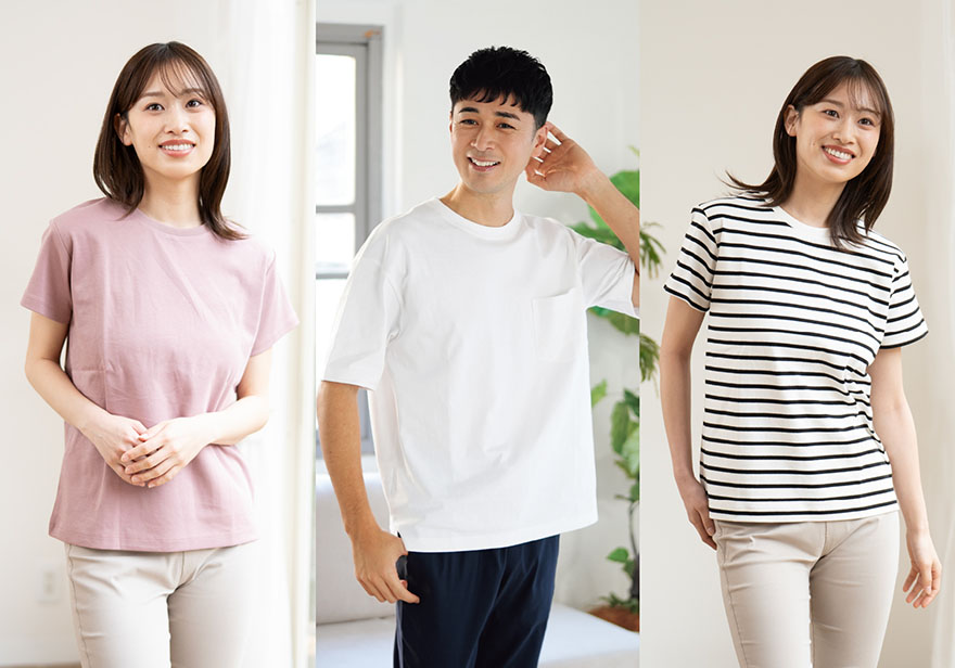 シンプルなのにこだわり満載！夏の定番Tシャツが今年も登場！