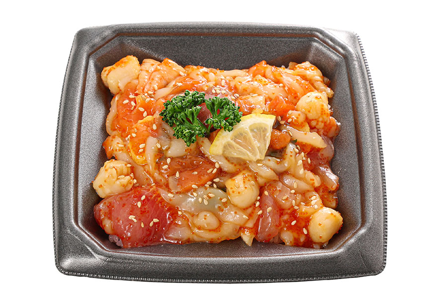 魚屋の海鮮漬け丼