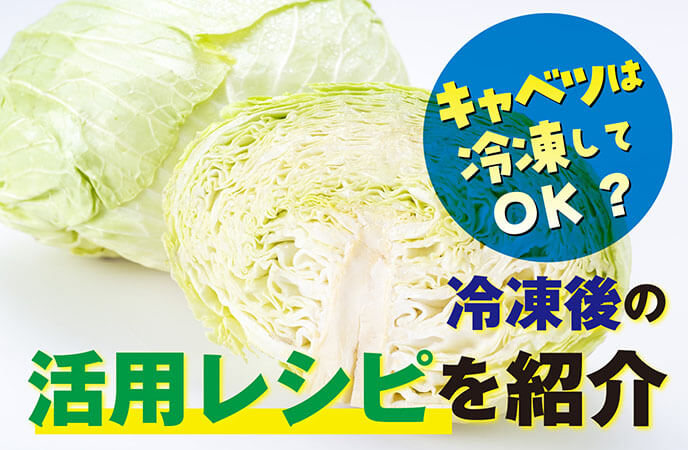 キャベツは冷凍してOK？適切な保存方法と冷凍後の活用レシピを紹介