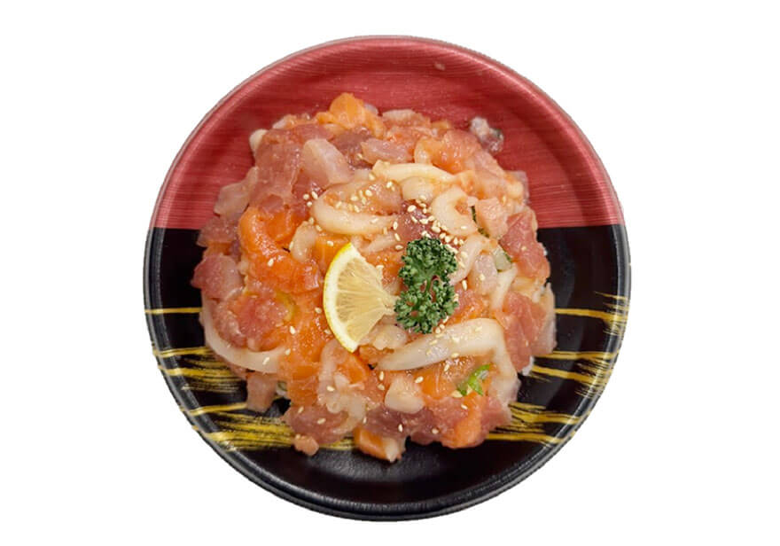 魚屋の海鮮漬け丼