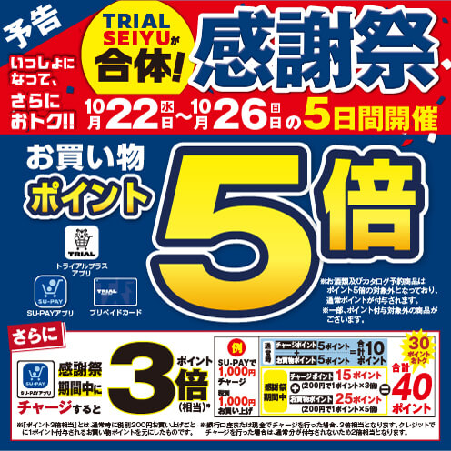 【予告】半期に一度の感謝祭！