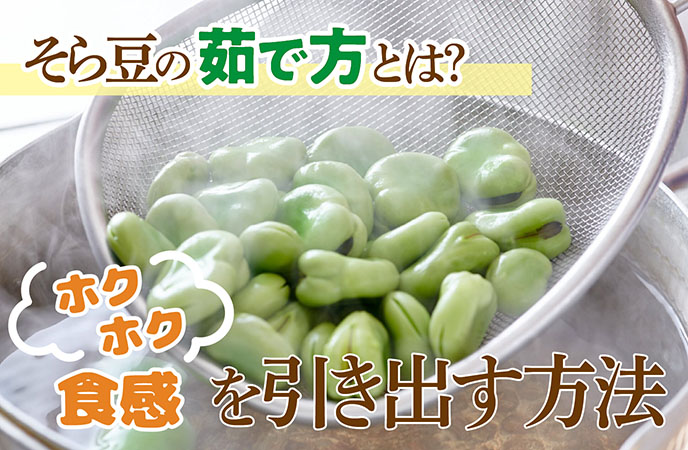 そら豆の茹で方とは？ホクホク食感を引き出す方法を解説