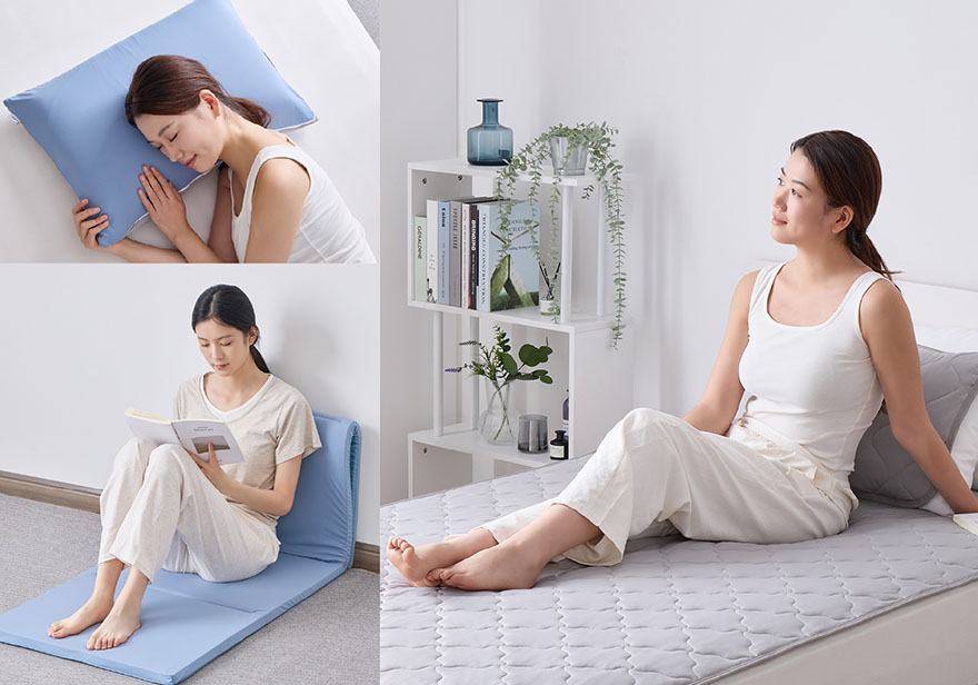 夏の睡眠を快適サポート!エアリティーのひんやり寝具シリーズ