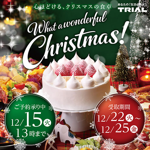 【クリスマス予約はトライアルで！】